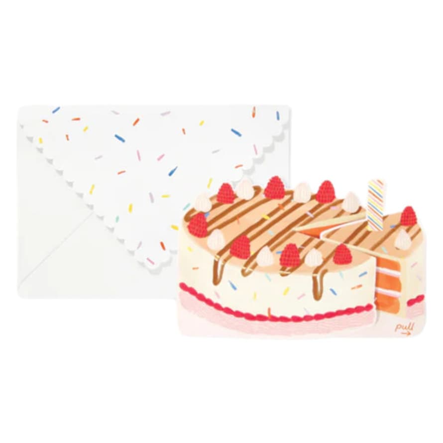 Ohh Deer Birthday Card Cake 3d Pop Out Slice