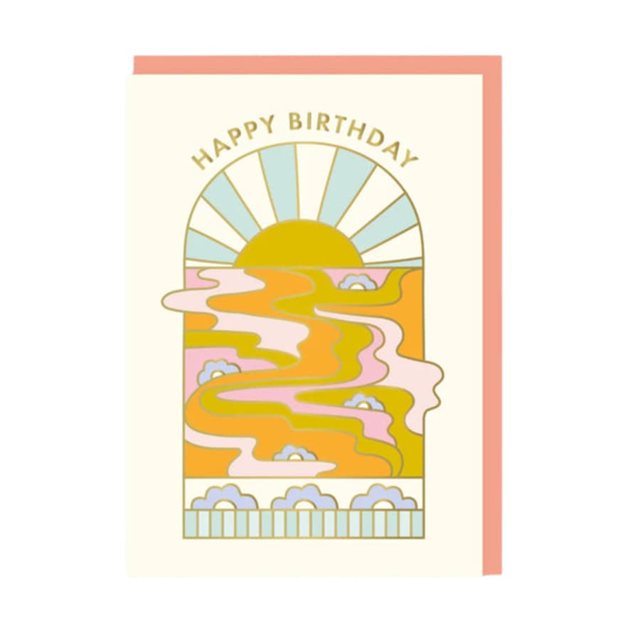 Ohh Deer Birthday Card Sunrise