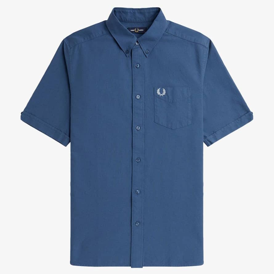 Fred Perry Oxford Shirt - Midnight Blue