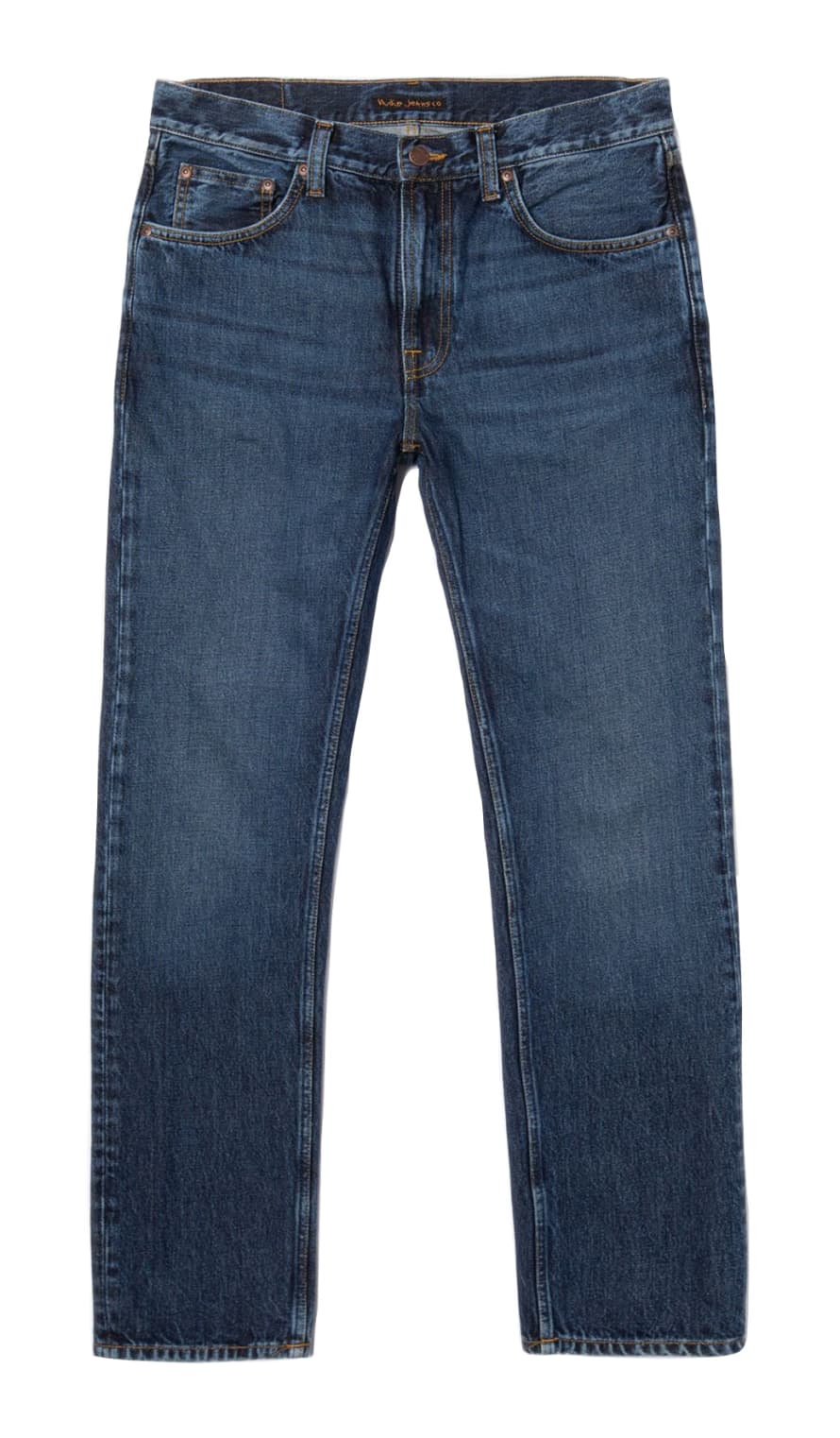 Nudie Jeans Gritty Jackson Regular Fit Jeans (Blue Soil)