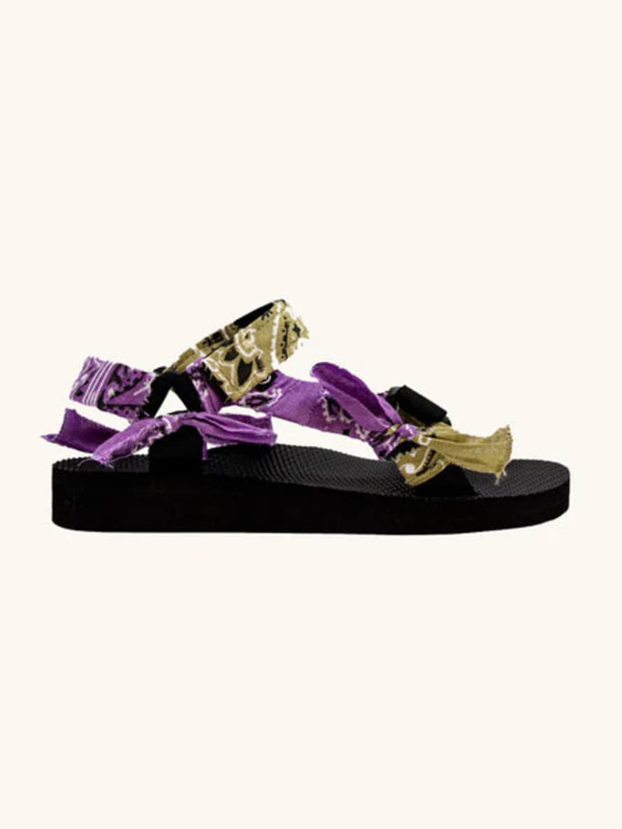 Arizona Love Trekky Sandals - Khaki/violet