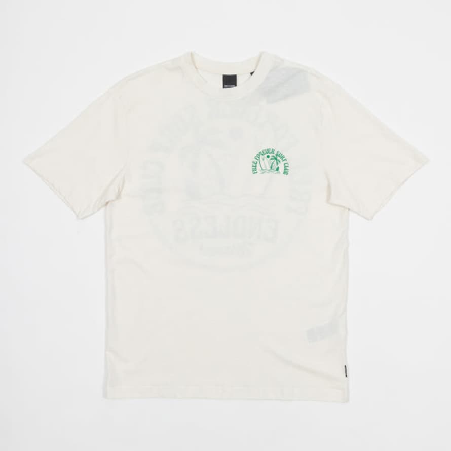 Only & Sons Only & Sons Surf Club T-shirt In White