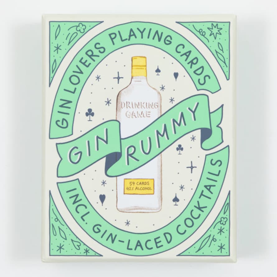 Bookspeed Gin Rummy: Gin Lovers Playing Cards