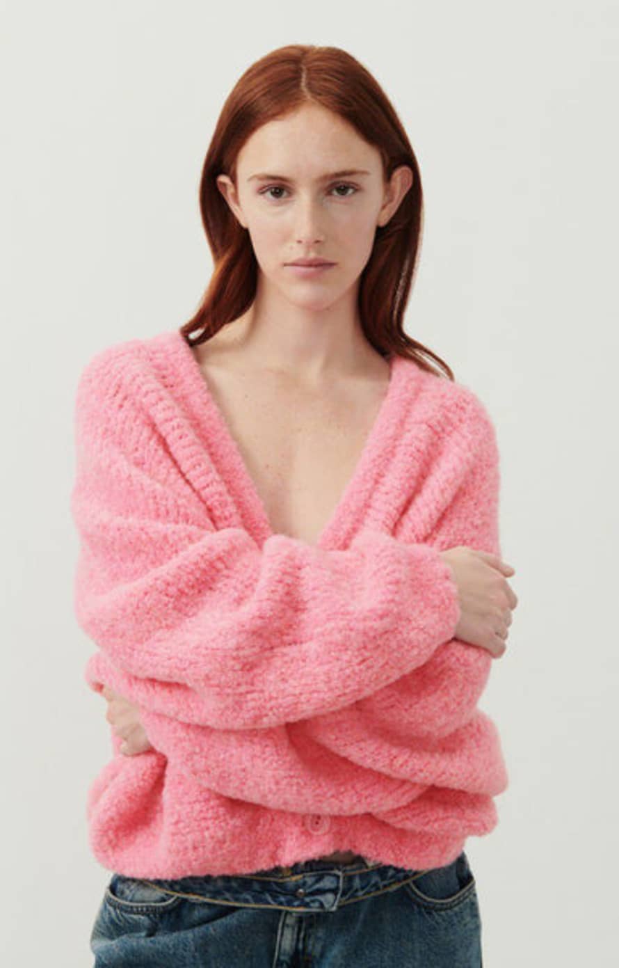 American Vintage Zolly Cardigan - Pink