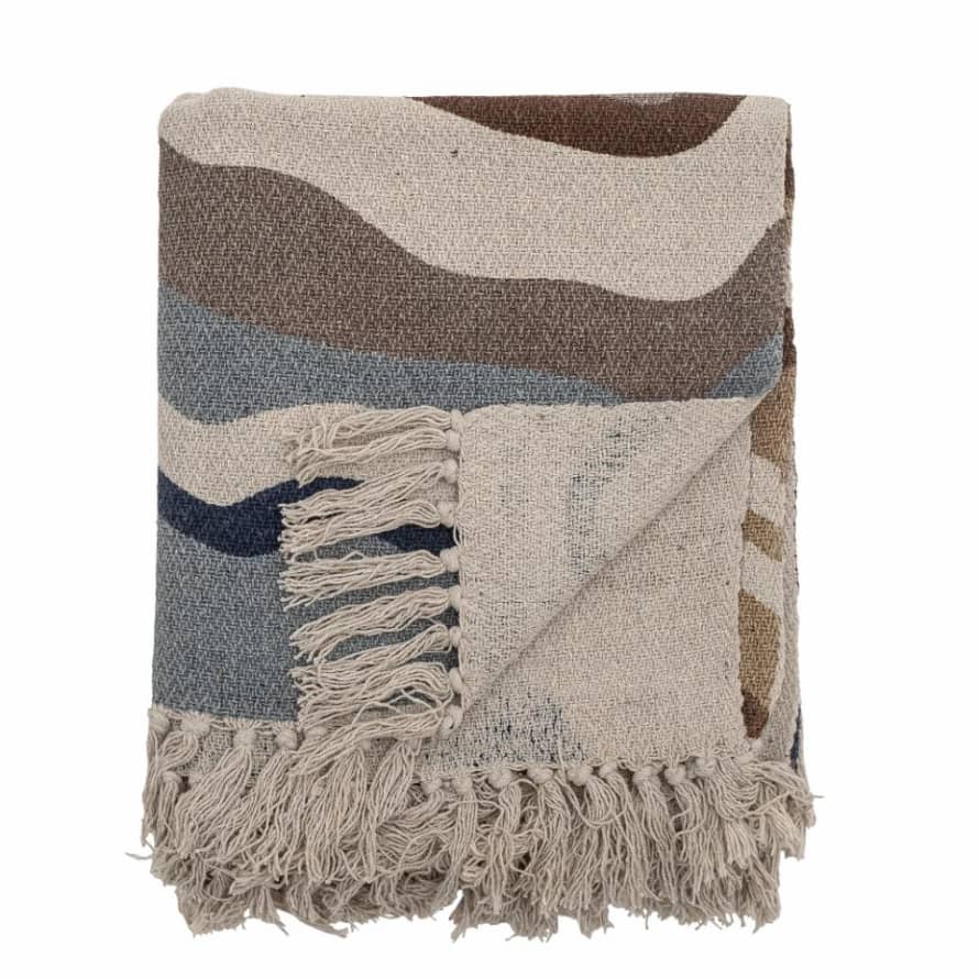 Bloomingville Throw Recycled Cotton - Stephania