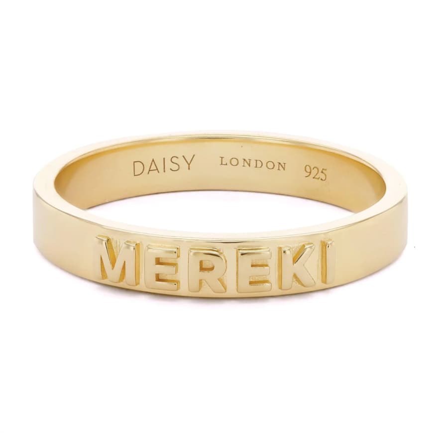 Daisy London Personalised Band Ring - Made To Order