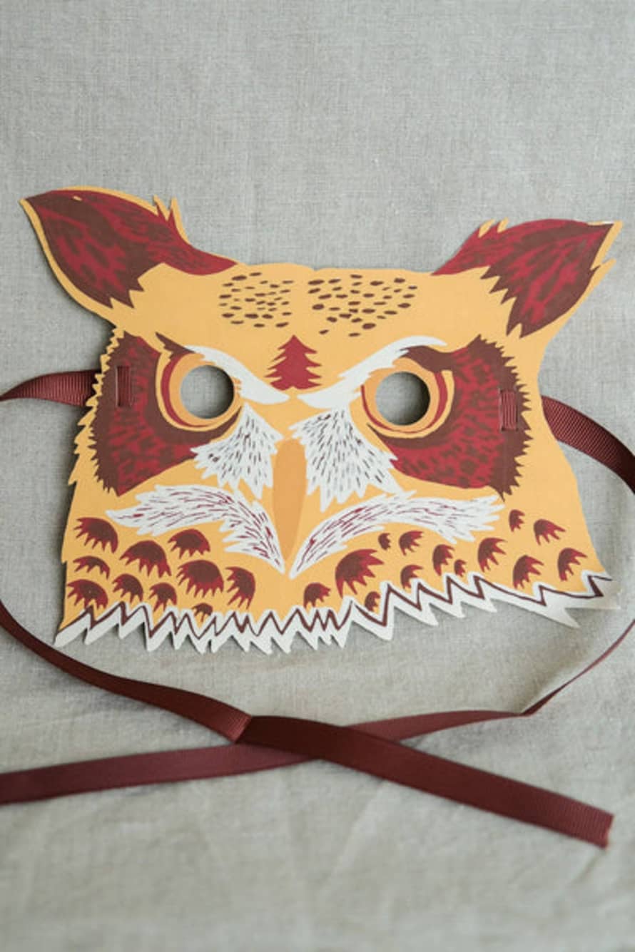 East End Press Owl Mask Greeting Card