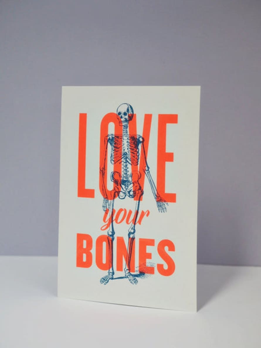 Basil and Ford Love Your Bones Print