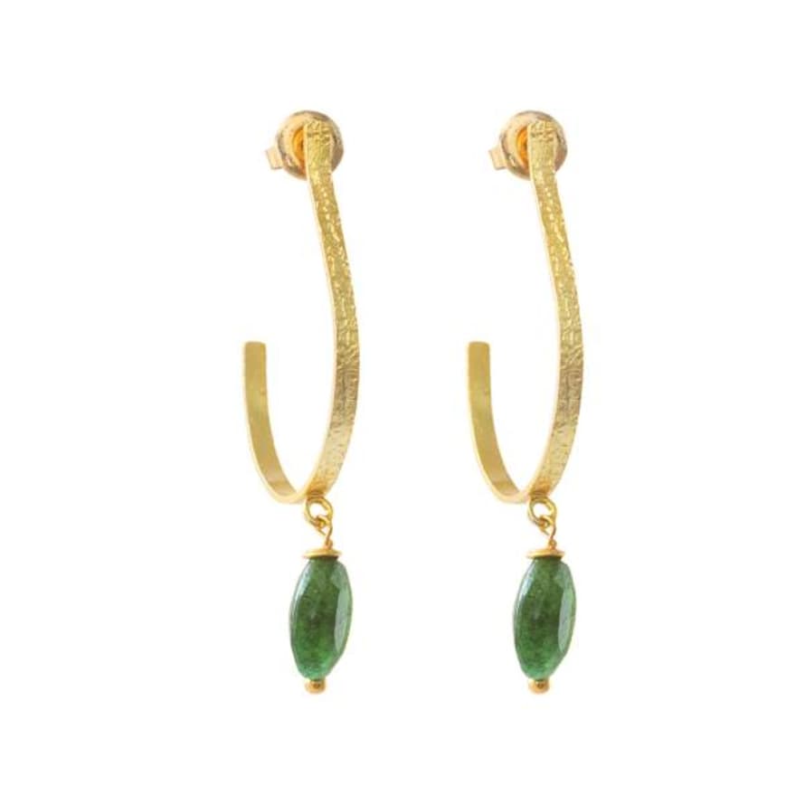 A Beautiful Story Earrings Attracted - Aventurine