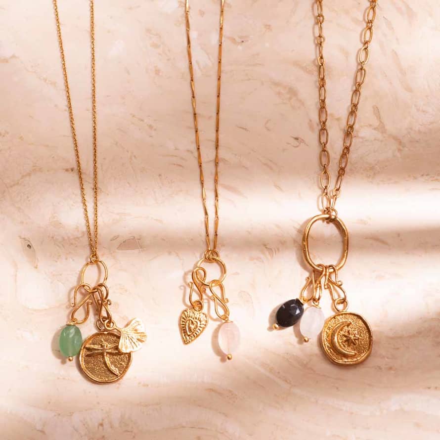 A Beautiful Story Mix & Match  Gold Plated Necklace -  3 sizes available