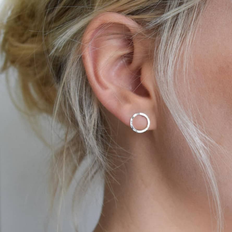 MUKA Circle Earrings - Silver