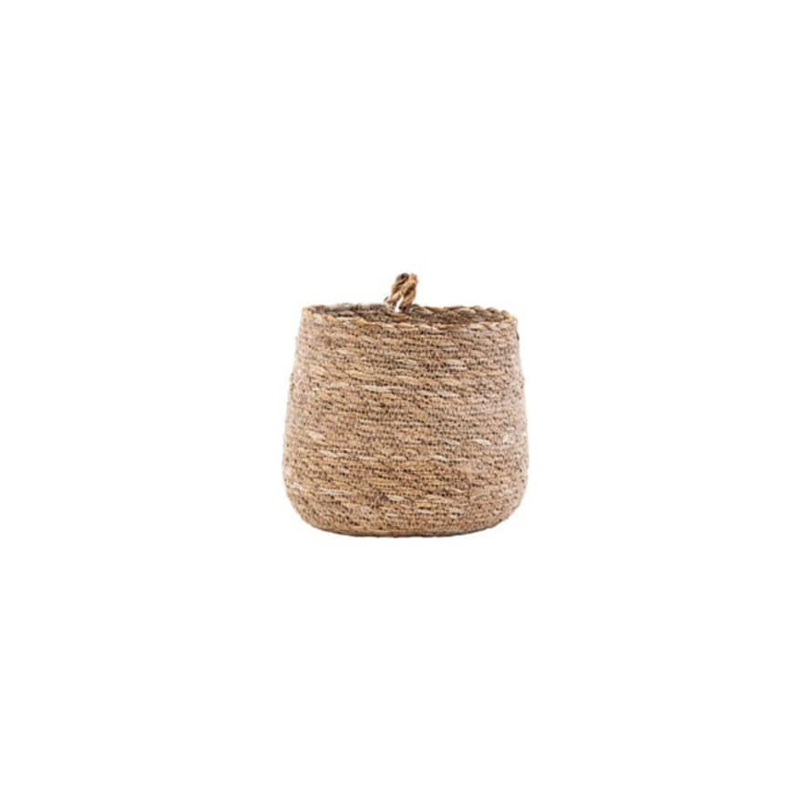 House Doctor Seagrass Woven Hanging Baskets