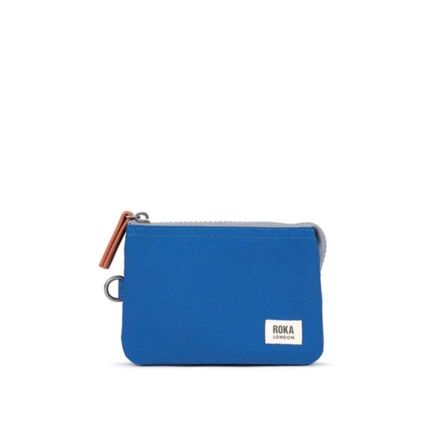 ROKA Carnaby Small Sustainable Wallet - Galactic Blue