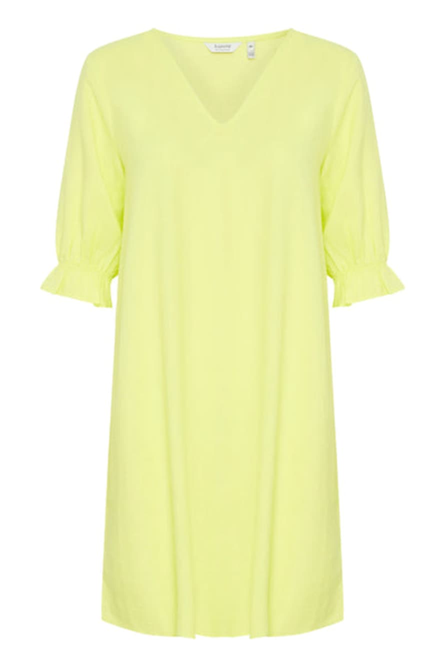 b.young Falakka A Shape Dress In Sunny Lime