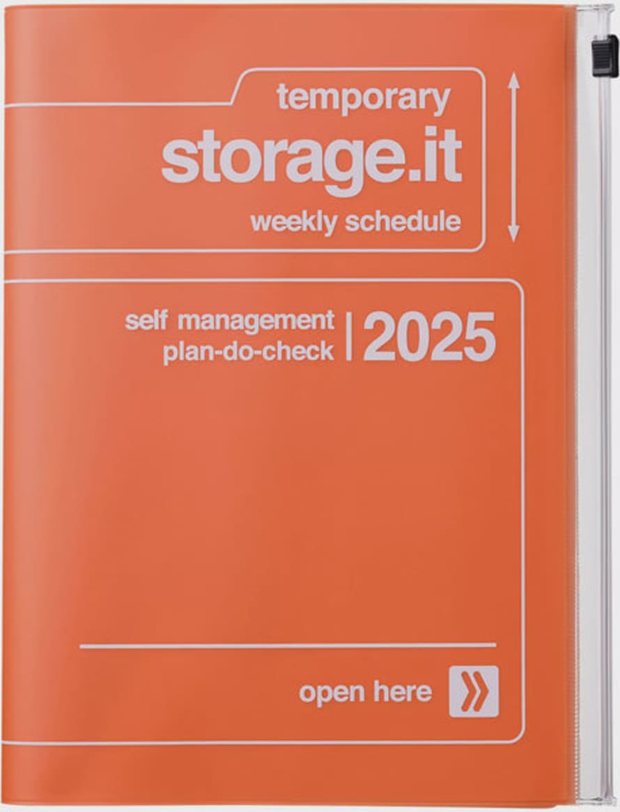 Mark's  2024-2025 Storage.it Weekly A5 Diary - Orange