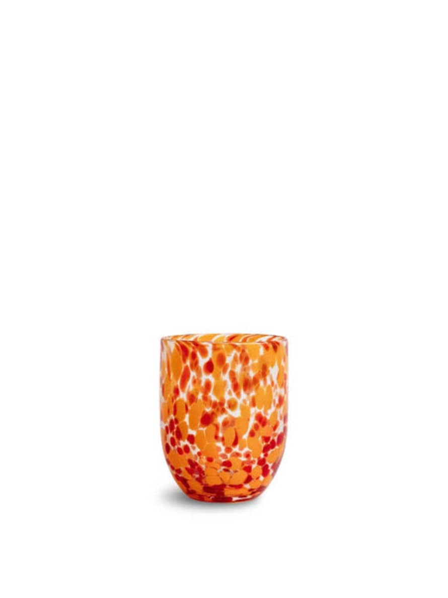 Sagaform Byon Design Messy Glass | Orange