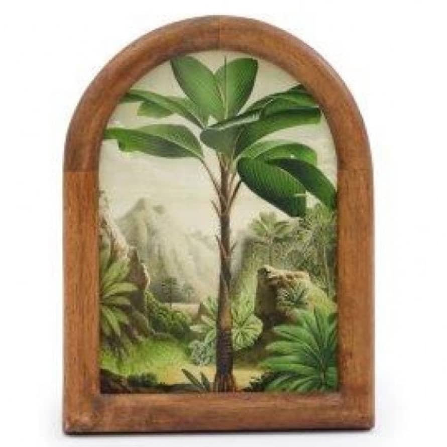 livs Arched Mango Wood Picture Frame, 2 Sizes
