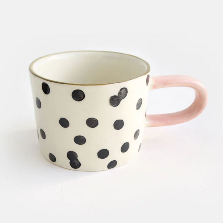 Caroline Gardner Mono Small Spots Mug