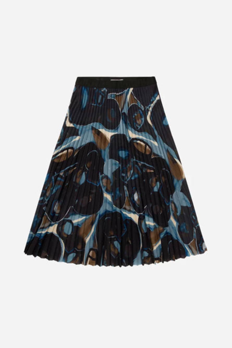 Munthe - Charming Pleated Skirt Blue