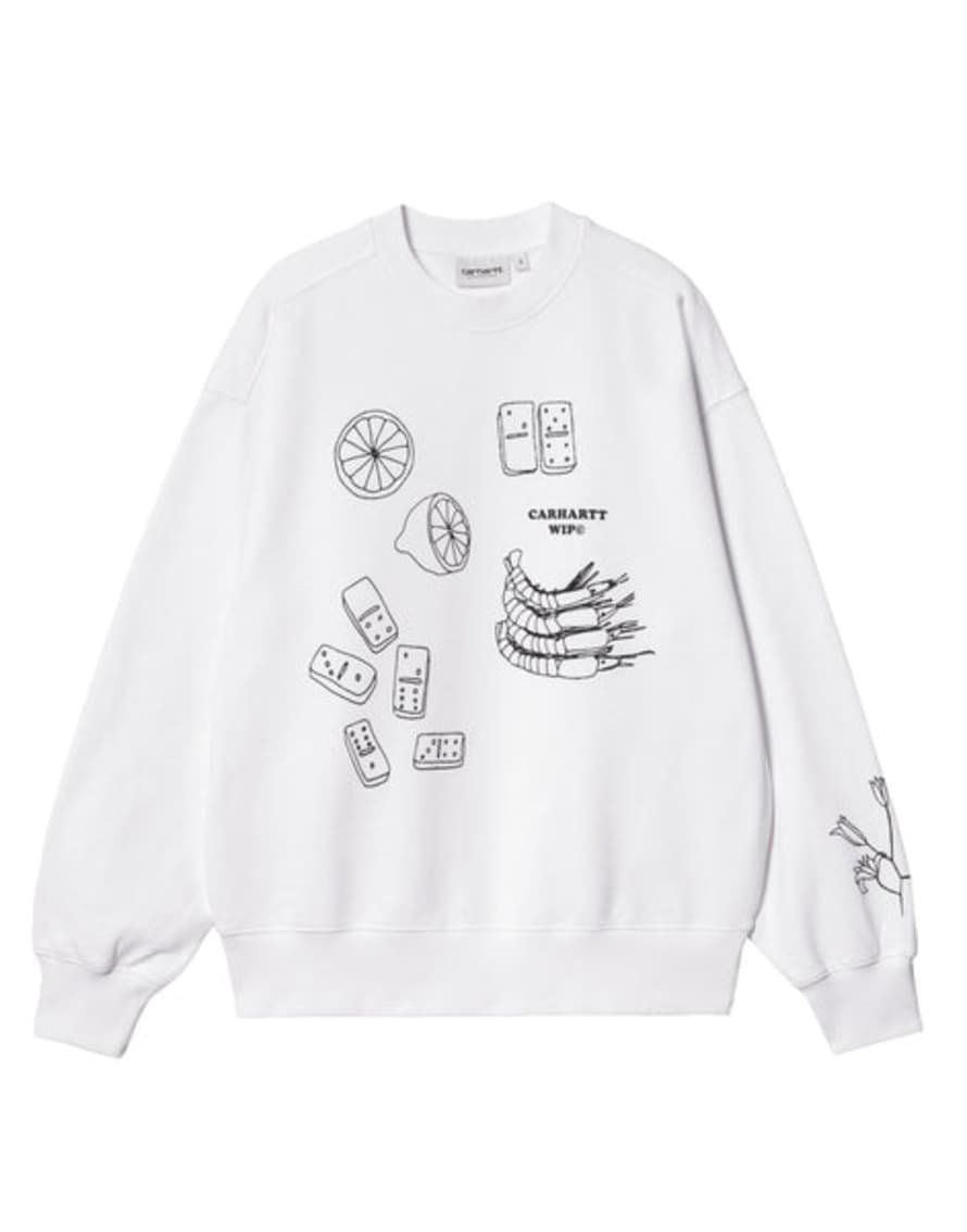 Carhartt Sweatshirt For Woman I033252 00A.XX White