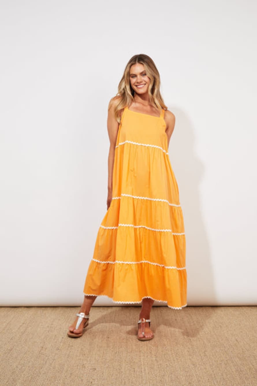 The Kindred Co. Haven Oahu Tank Maxi Dress - In Mango
