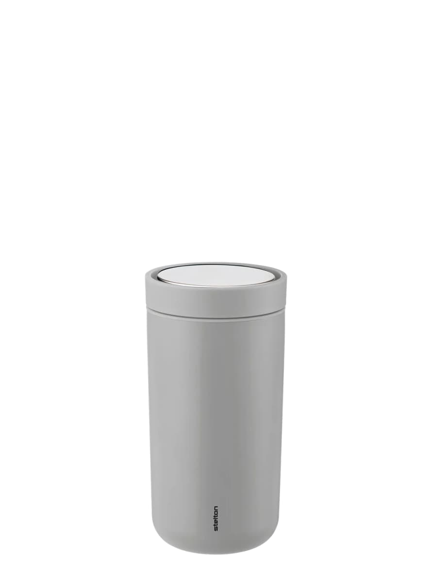 Stelton To Go Click Vacuum Insulated Cup 0.2 l  'Soft Light Grey'