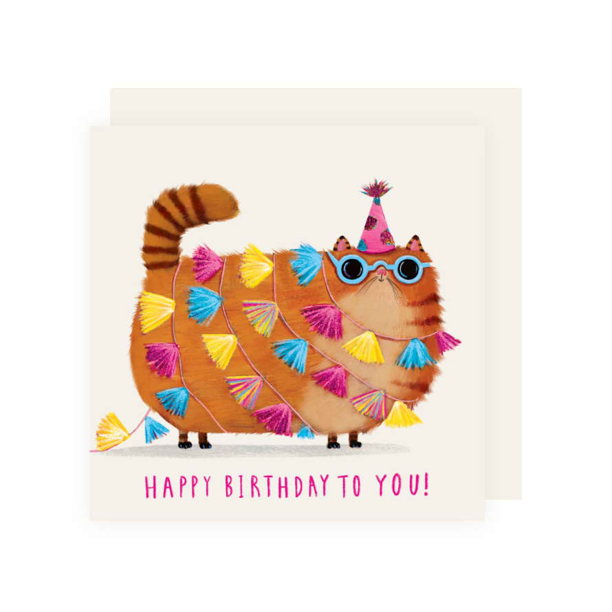 Charley Rabbit Publishing Birthday Cat Card