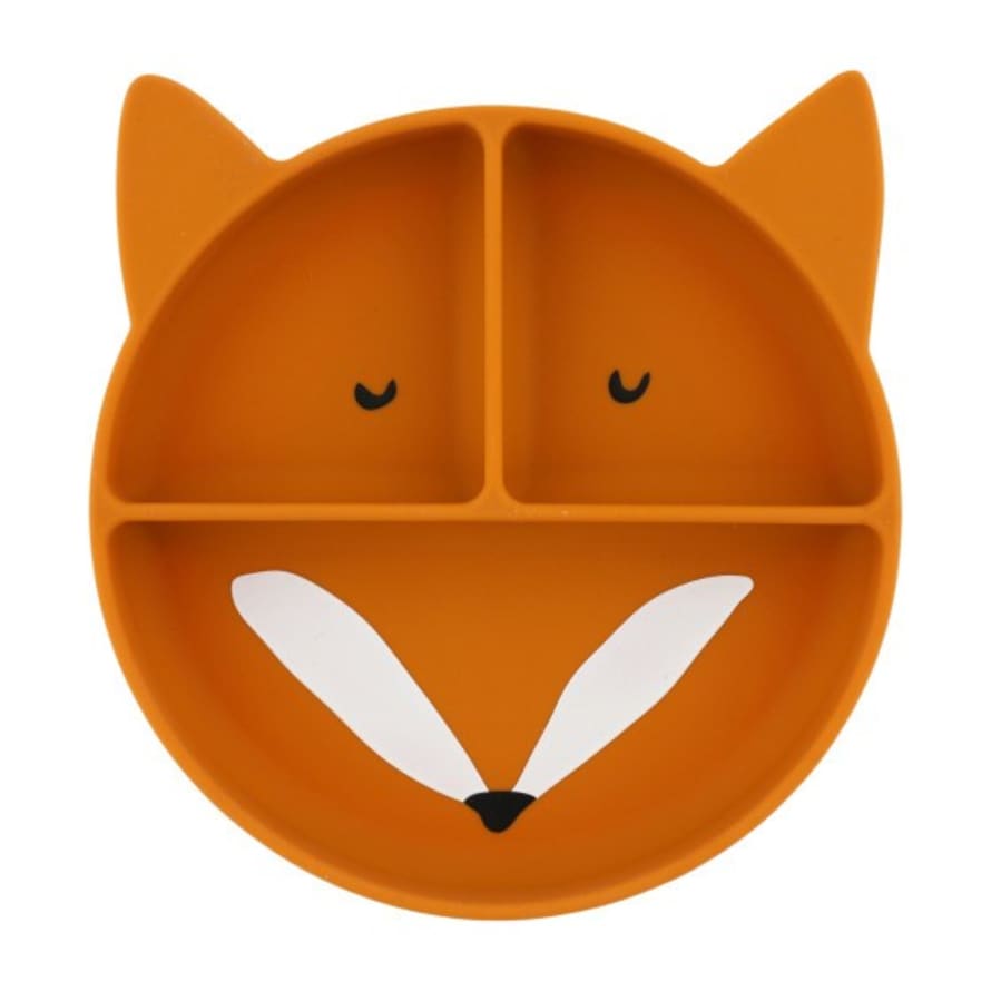 Trixie Silicone Divided Suction Plate Mr. Fox