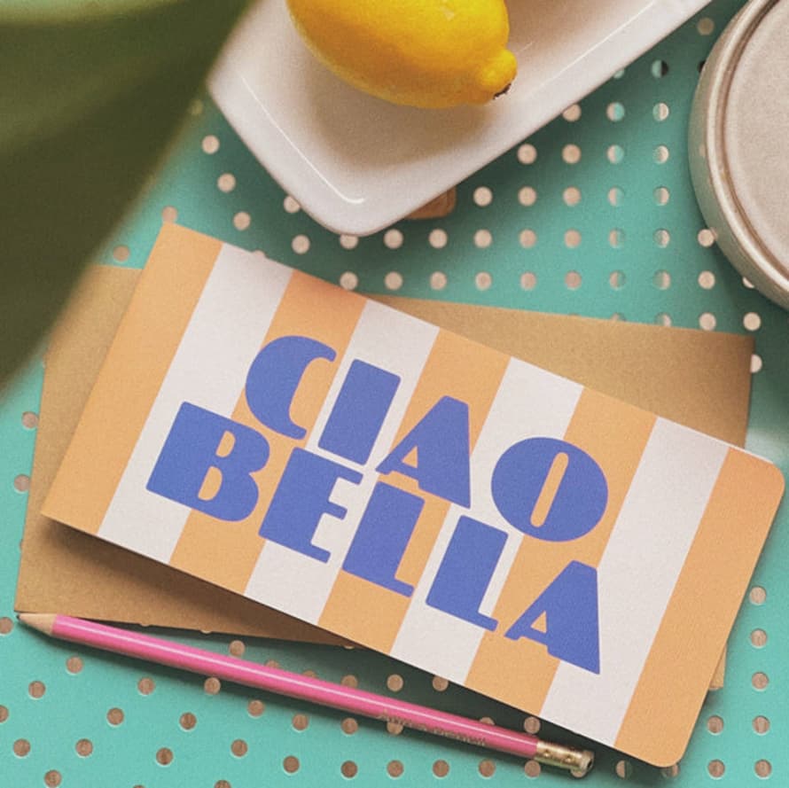 studionubbo Ciao Bella Greeting Card