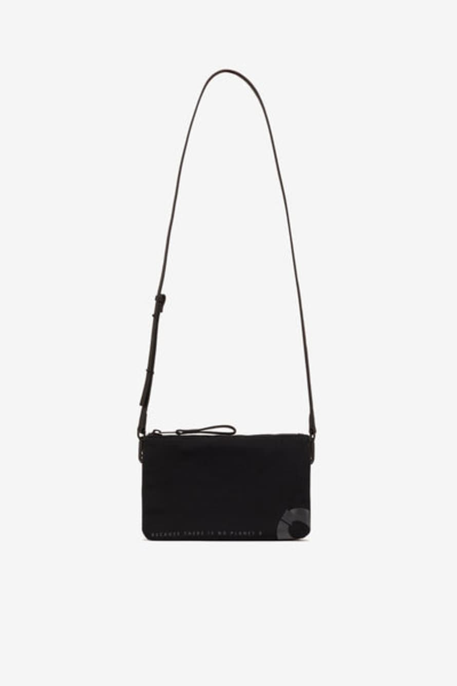 Ecoalf Lupita Double Zip Handbag Black