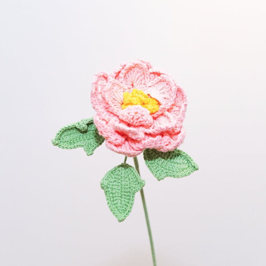 The Way To You Handmade Crochet Flower - Peony