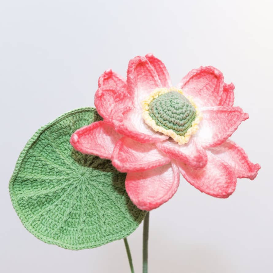 The Way To You Handmade Crochet Flower - Lotus Pink
