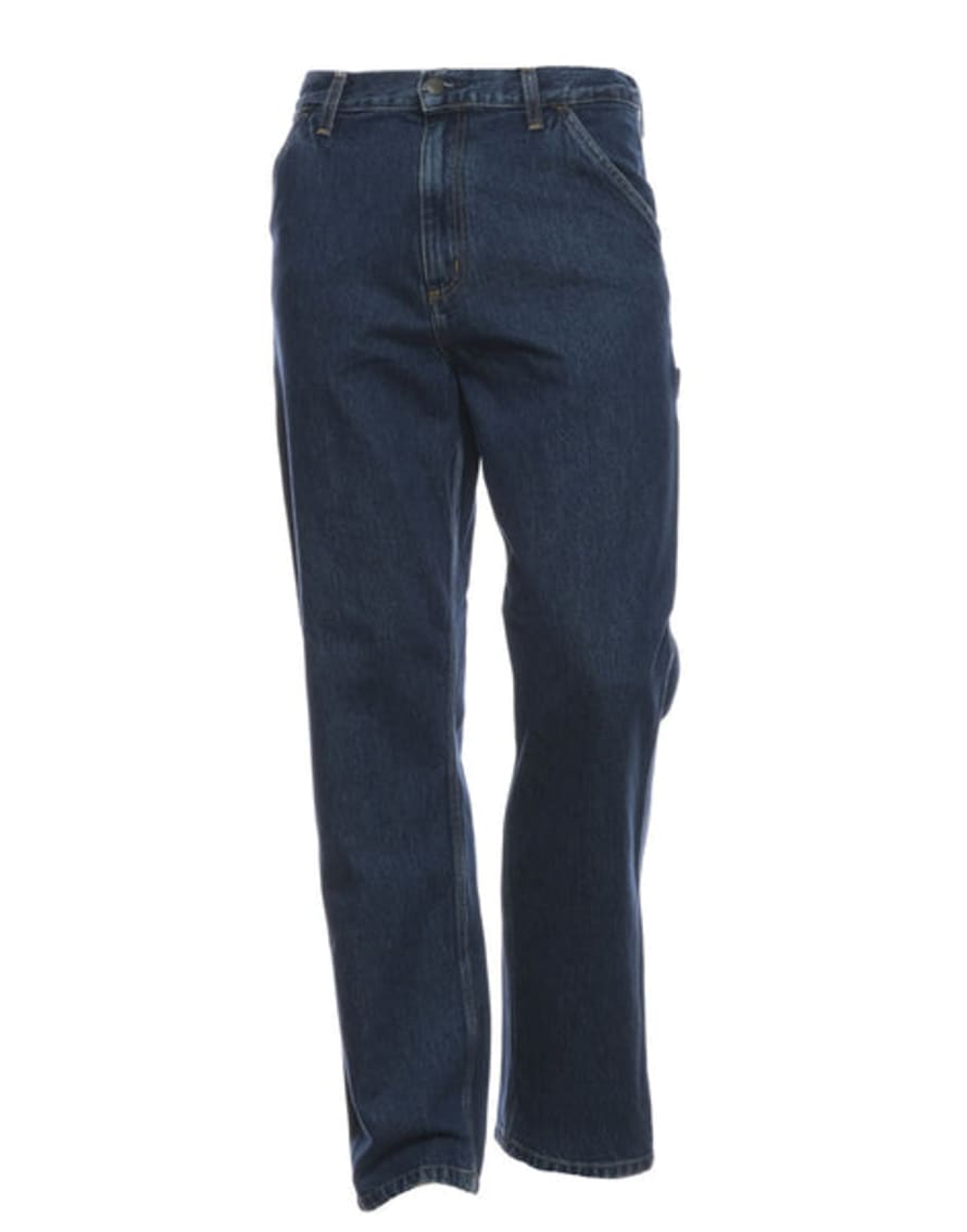 Carhartt Jeans For Man I032024 Blue Stone Washed
