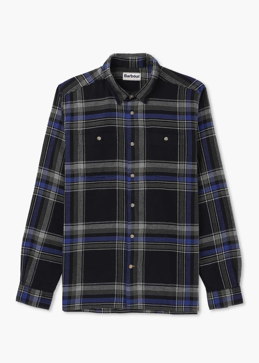 Barbour Mens Dartmouth Checked Shirt In Black