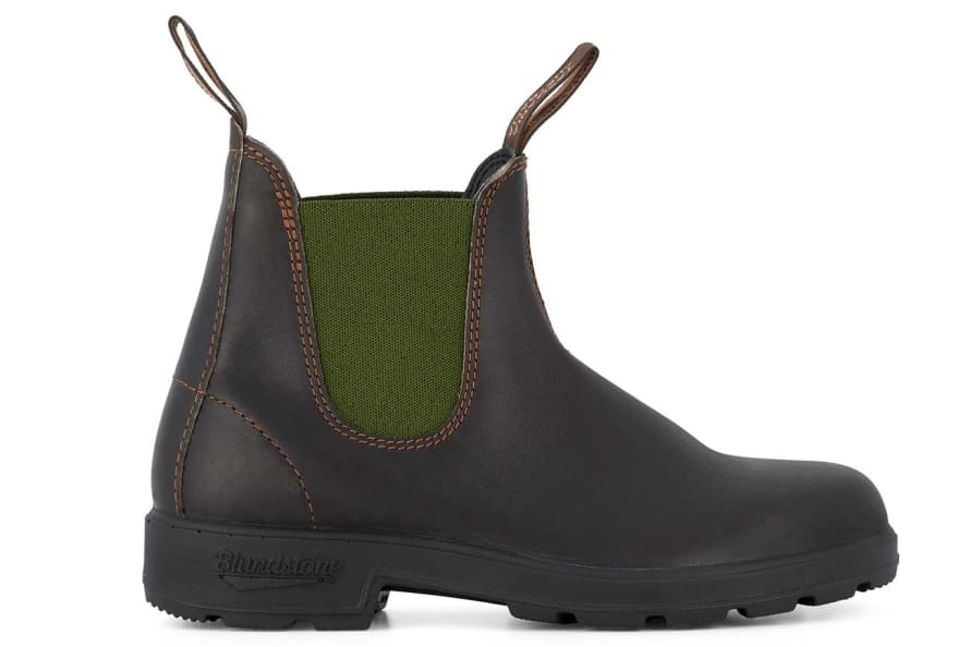 Blundstone Brown and Olive Womens 519 Leather Boots
