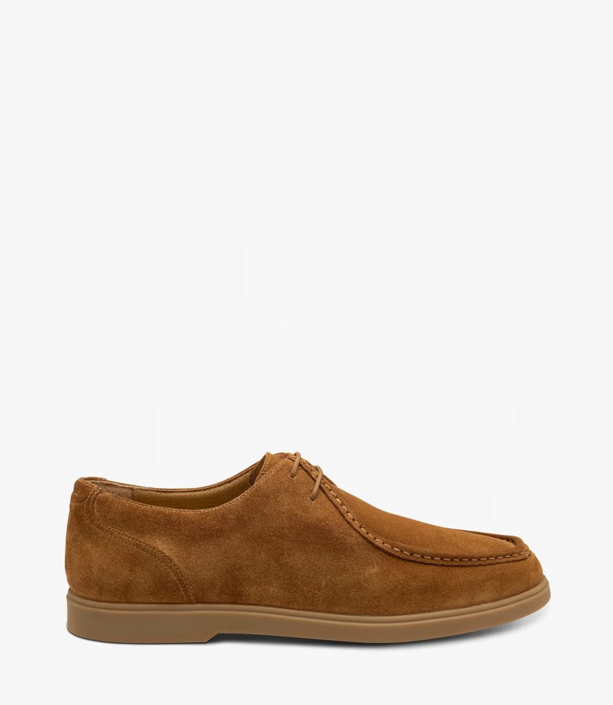 Loake Chestnut Brown Suede Arezzo Shoes