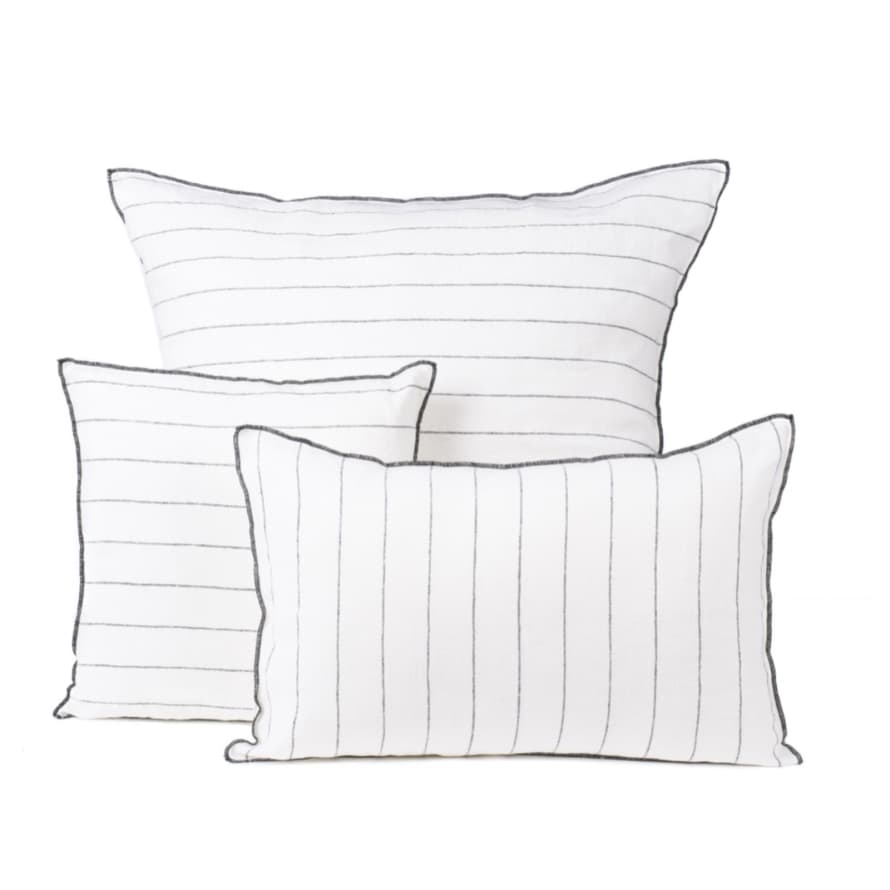 haomy 80 x 80cm White Washed Linen Calvi Cushion 