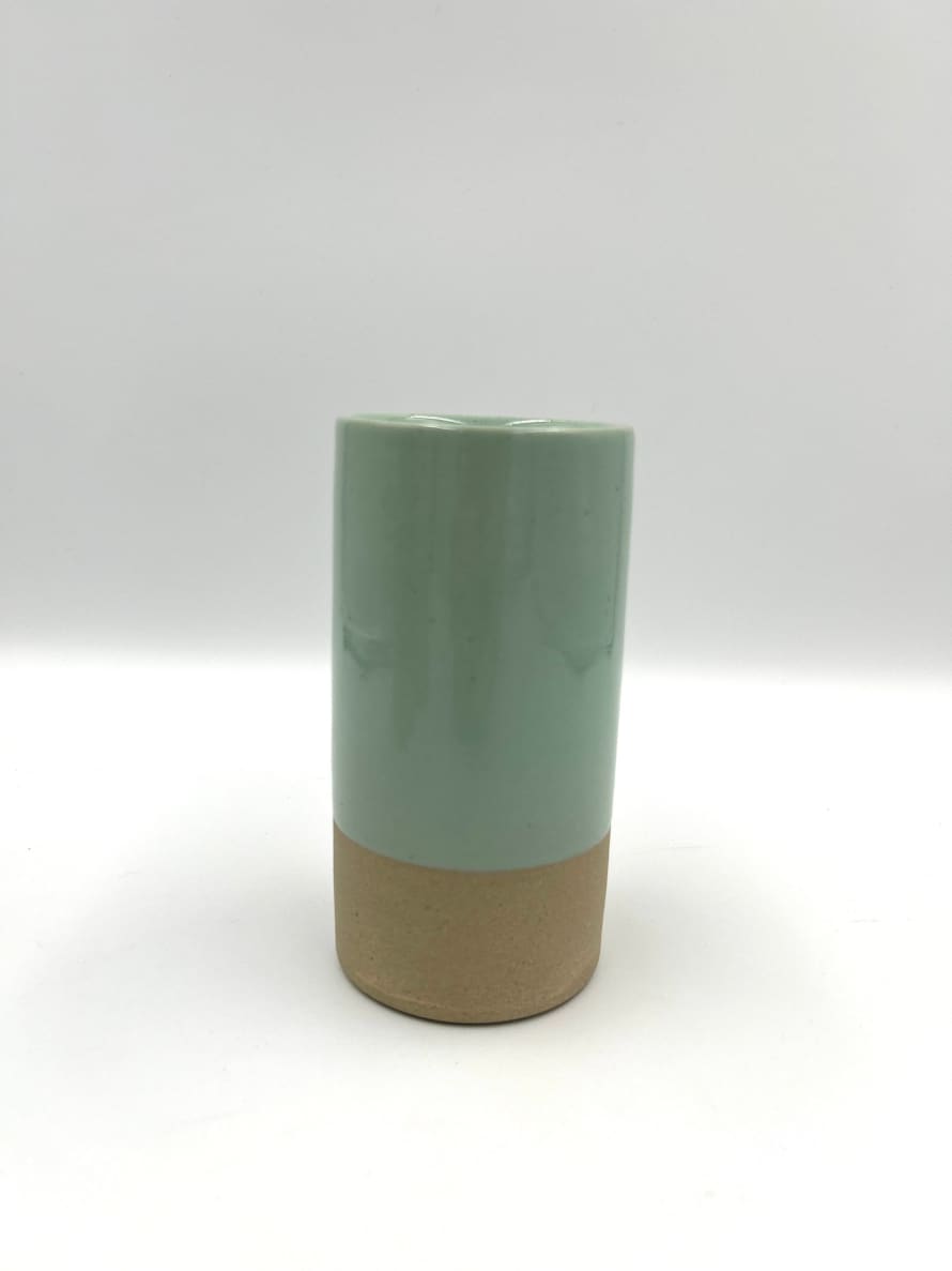 Les Guimards Céladon / Petit Vase Basic En Grès,