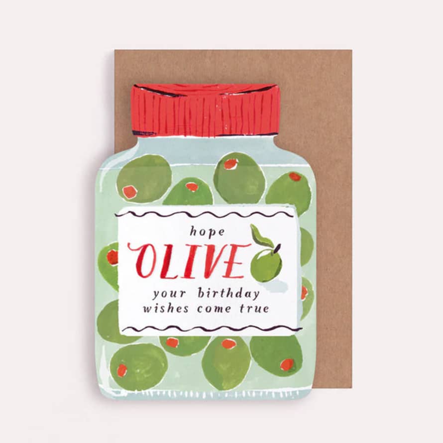 Sister Paper Co Olives Birthday Card