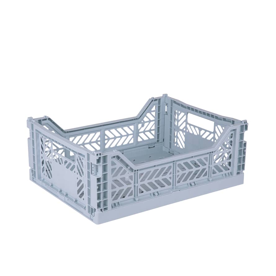 AYKASA Midi Pale Blue Folding Crate