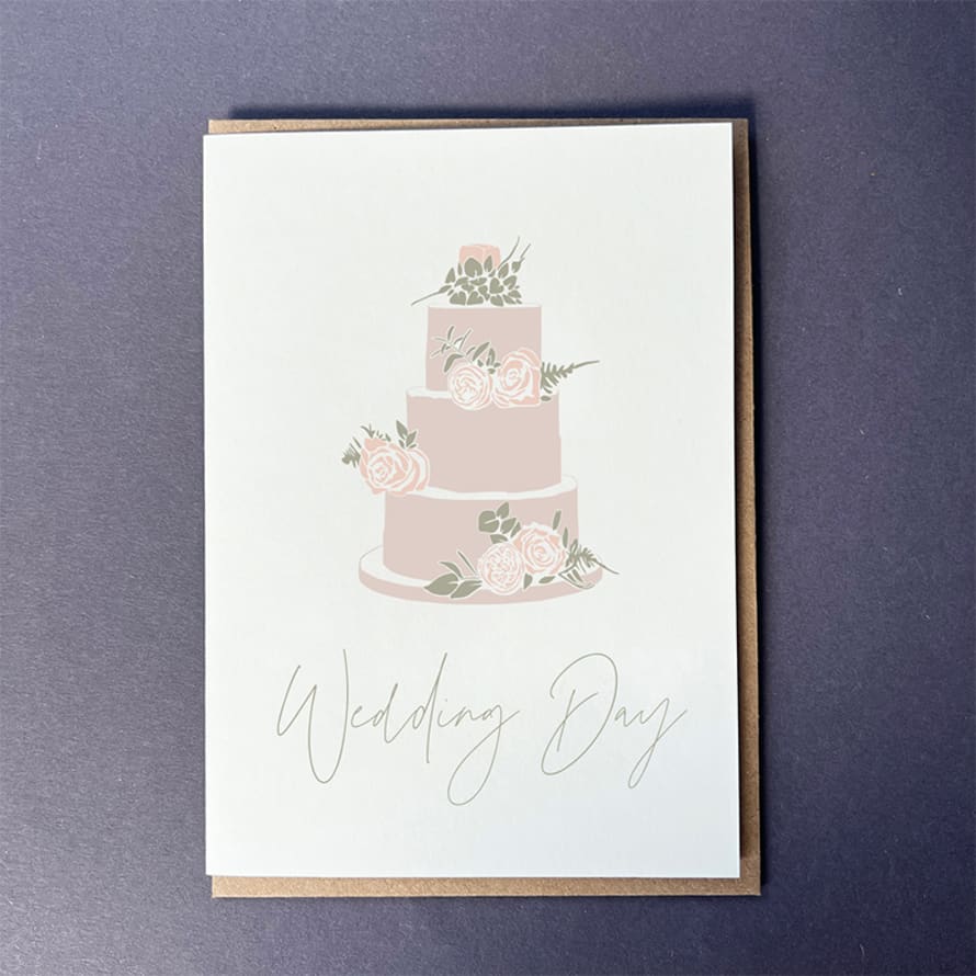 Penguin Ink Wedding Day Card