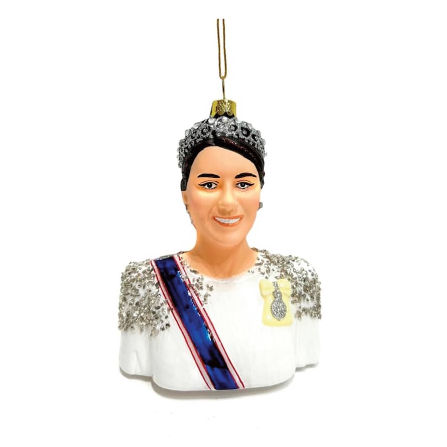 Cody Foster & Co Princess Kate Glass Ornament