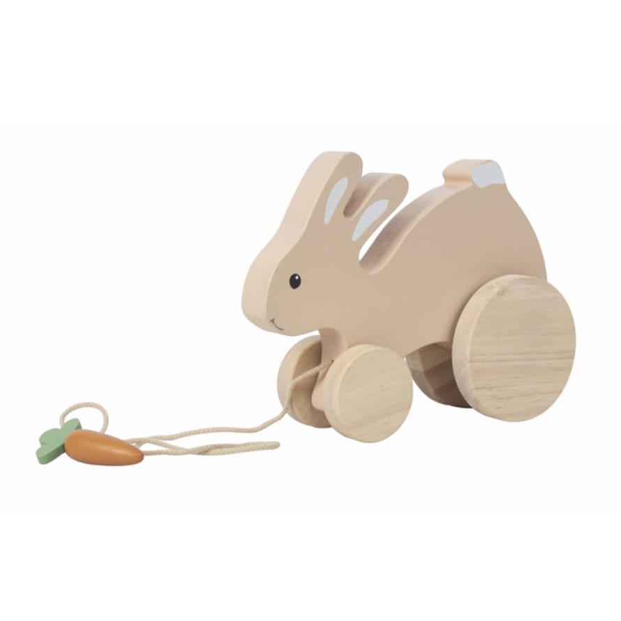 Egmont Toys Pull Along Wooden Toy in Rabbit
