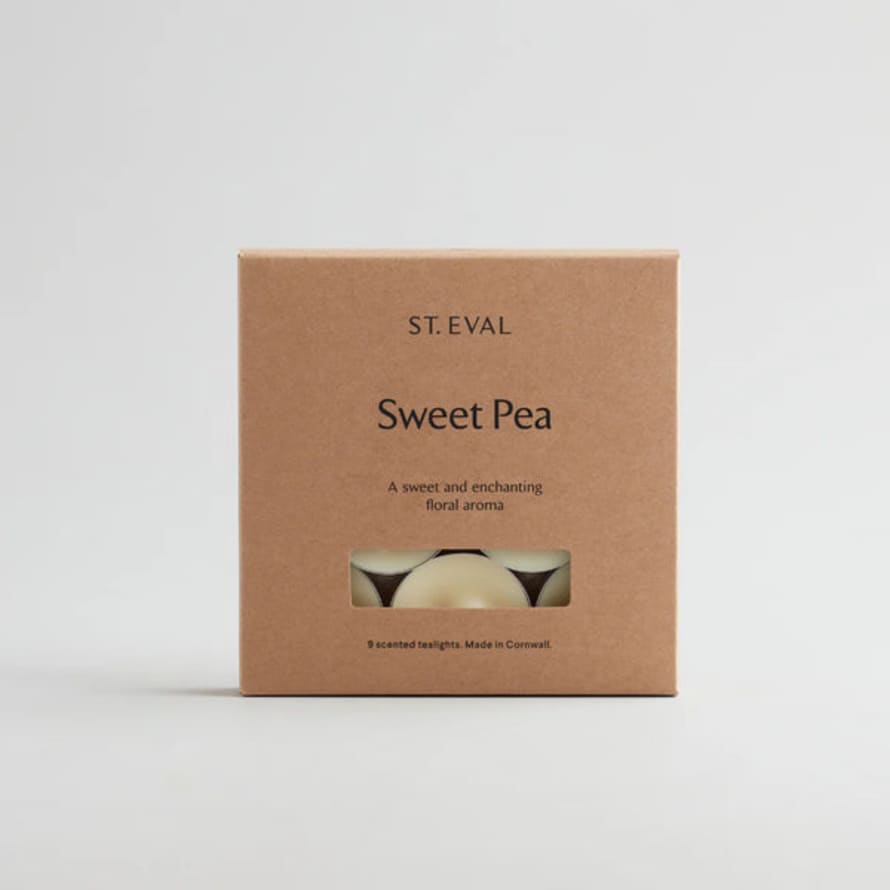 St Eval Candle Company Sweet Pea Scented Tea-lights