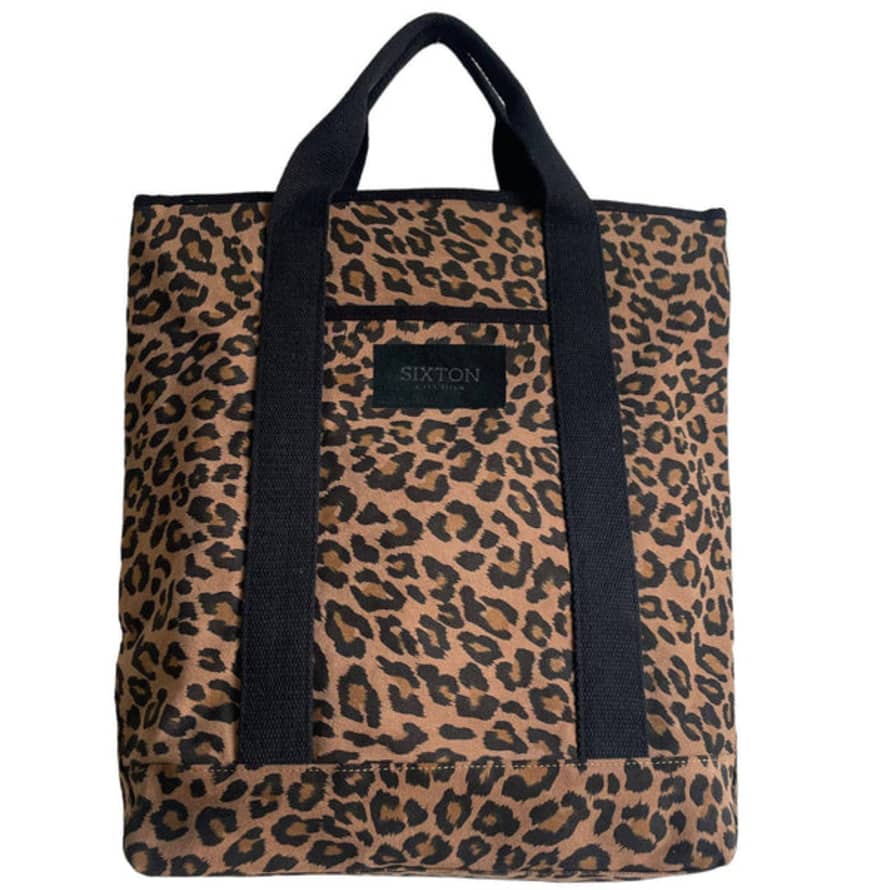 SIXTON LONDON Sixton Leopard Print Backpack