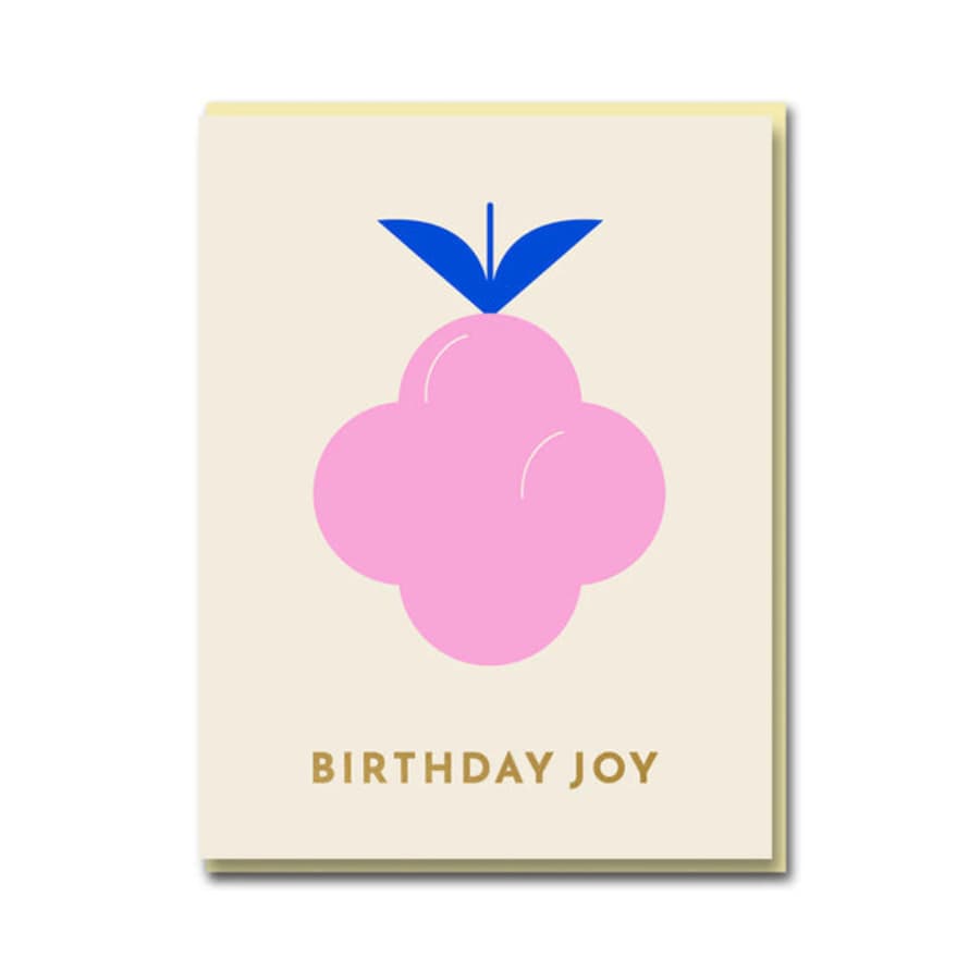 1973 Darling Clementine Sparkle and Spin Birthday Joy Berry Greeting Card