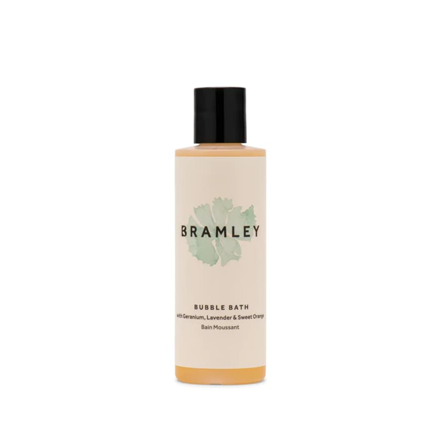 Bramleys BUBBLE BATH FROM with Geranium, Lavender & Sweet Orange essential oils