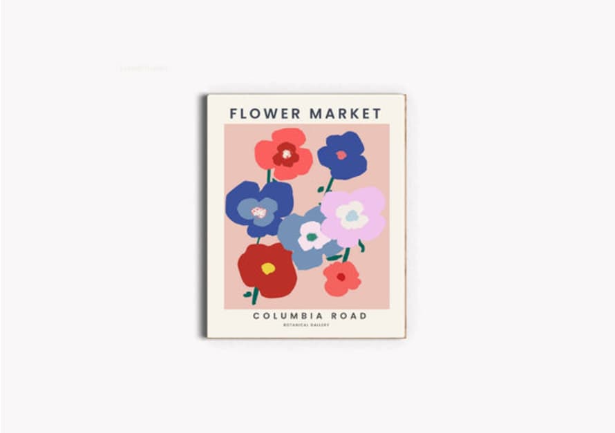 Stanley Street Studio Flower Market Columbia Road A3 Print