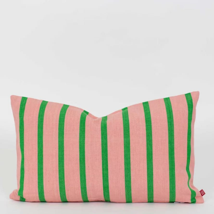 Afroart America Cushion Pink / Green