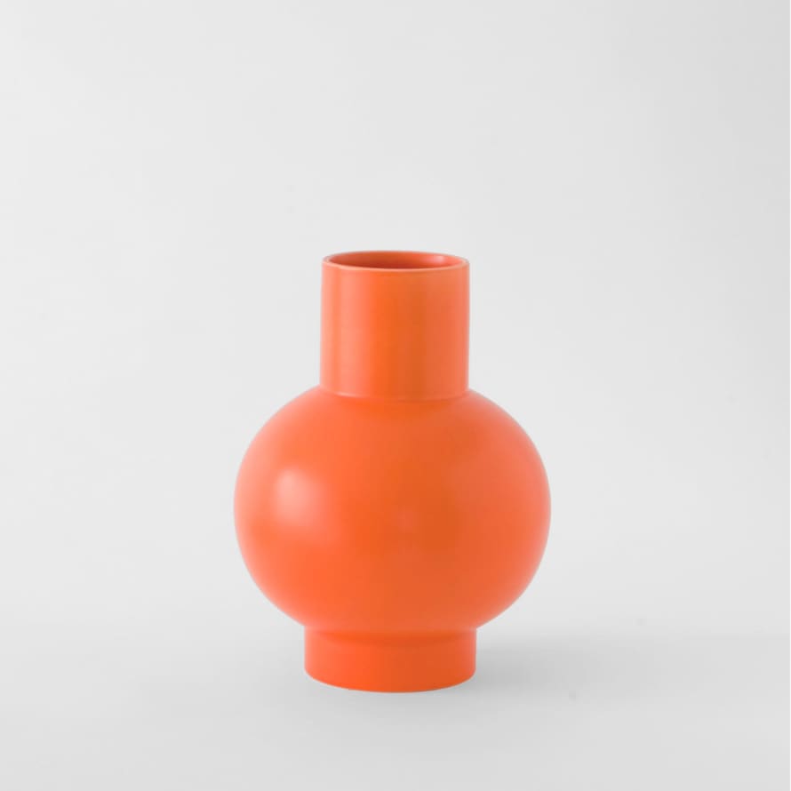 raawii Strøm Vase Large Vibrant Orange